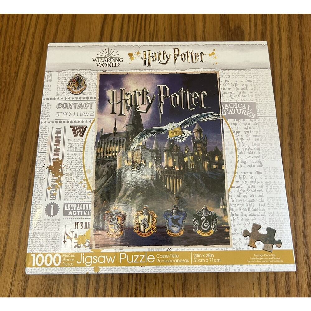 Aquarius Wizarding World Harry Potter 1000 Piece Jigsaw Puzzle 20in x 28in NEW